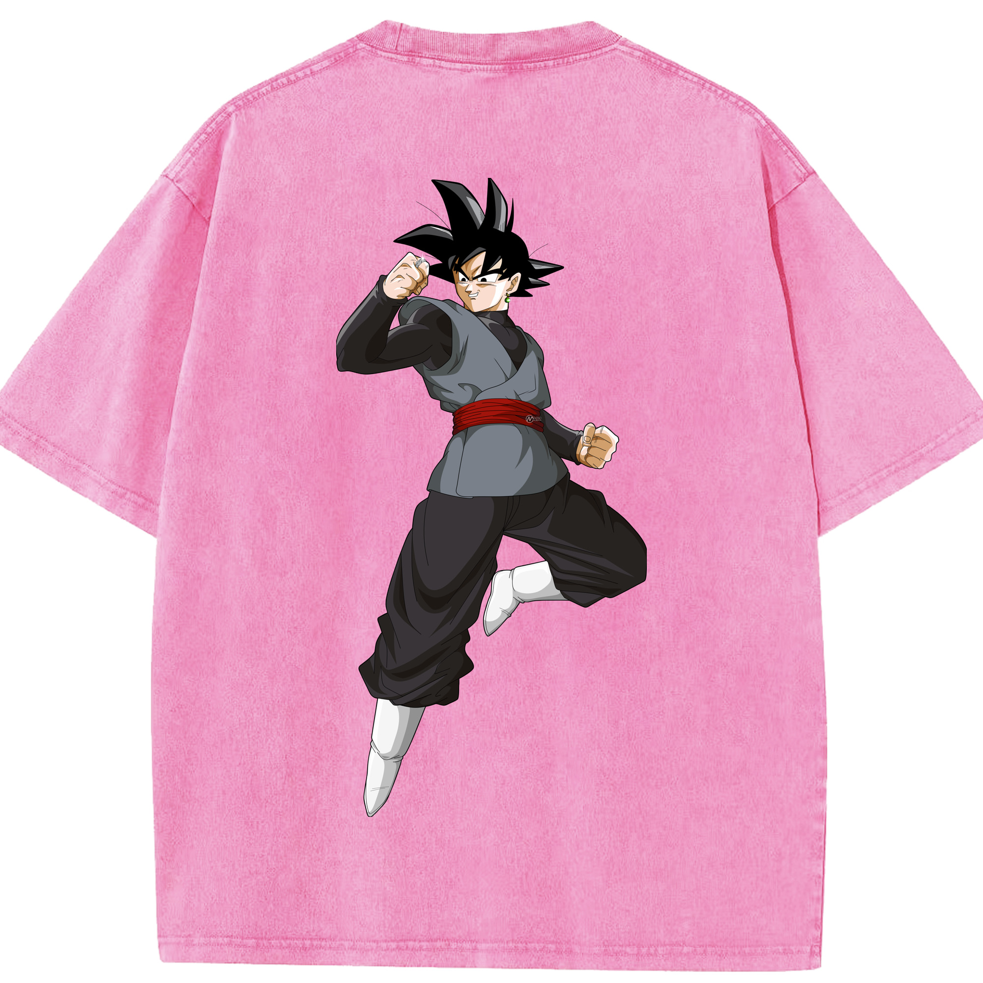 （画像用） ドラゴンボール ベジータ四世（Bejīta Yonsei）DRAGON BALL Vegeta IV 綿100% ヴィンテージ風 半袖Tシャツ（背面プリント）
